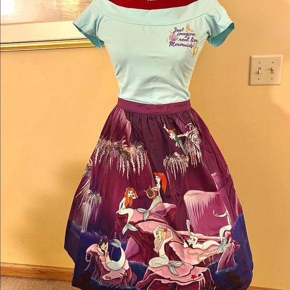 Disney Dresses & Skirts - SOLD NWT Disney Peter Pan Mermaid Lagoon Skirt
